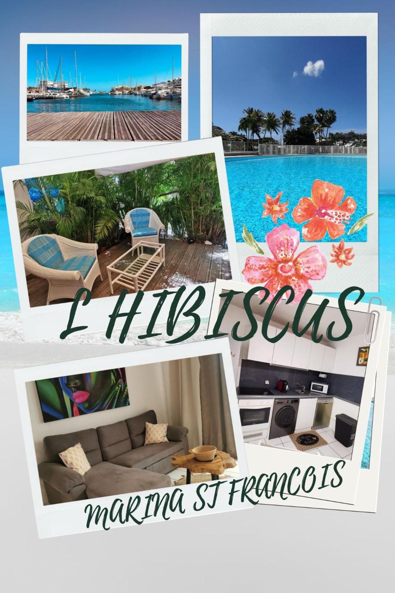 L'Hibiscus Villa Saint-Francois  Exterior photo